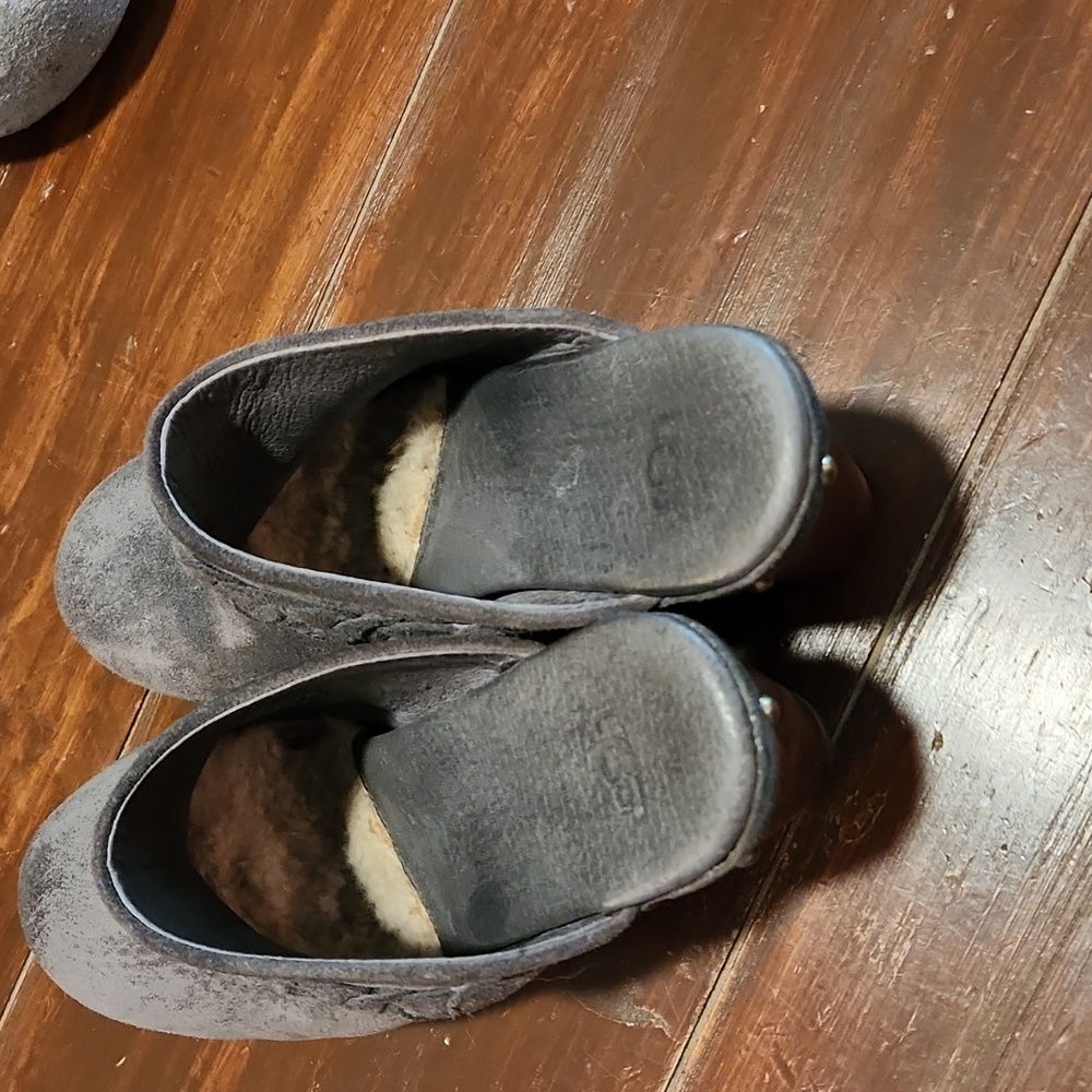Ugg Kaylee Suede Clogs Size 7 - Picture 5 of 10
